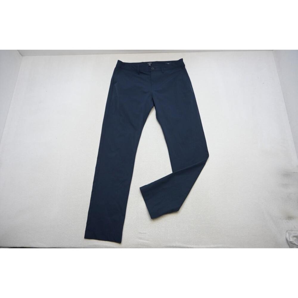 J Crew Flex Slim Tapered Golf Pants Performance Blue Wicking Mens Sz 32 x 32